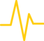 Heart line monitor ECG icon